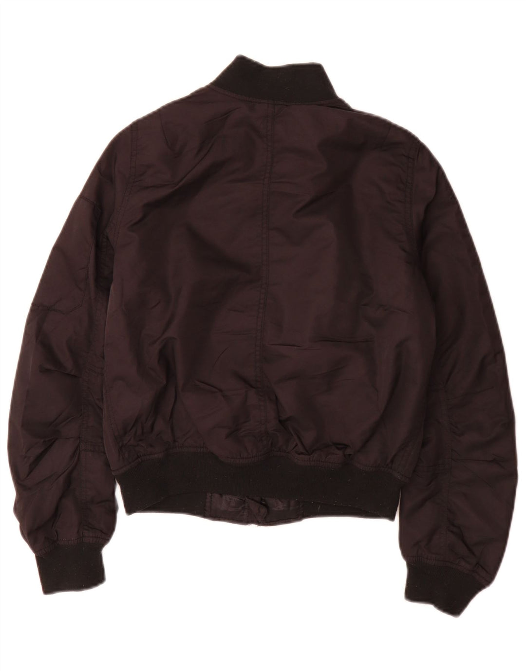Topshop Chaqueta bomber extragrande para mujer UK 6 XS Poliéster negro