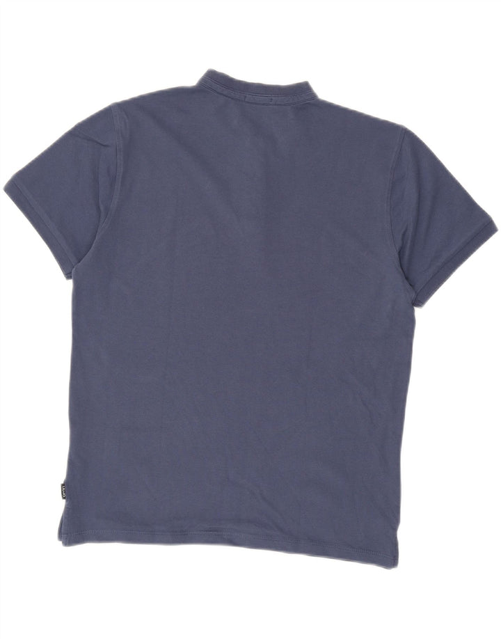 LIU JO Polo para hombre de algodón azul marino mediano