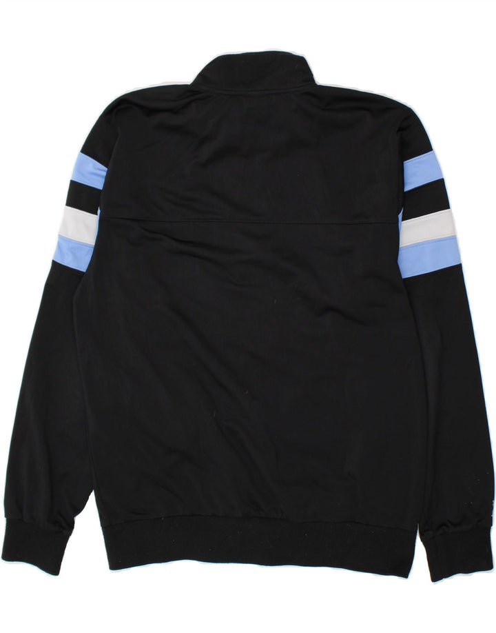 ASICS Womens Tracksuit Top Jacket UK 16 Large Black Colourblock Vintage Asics and Second-Hand Asics from Messina Hembry 