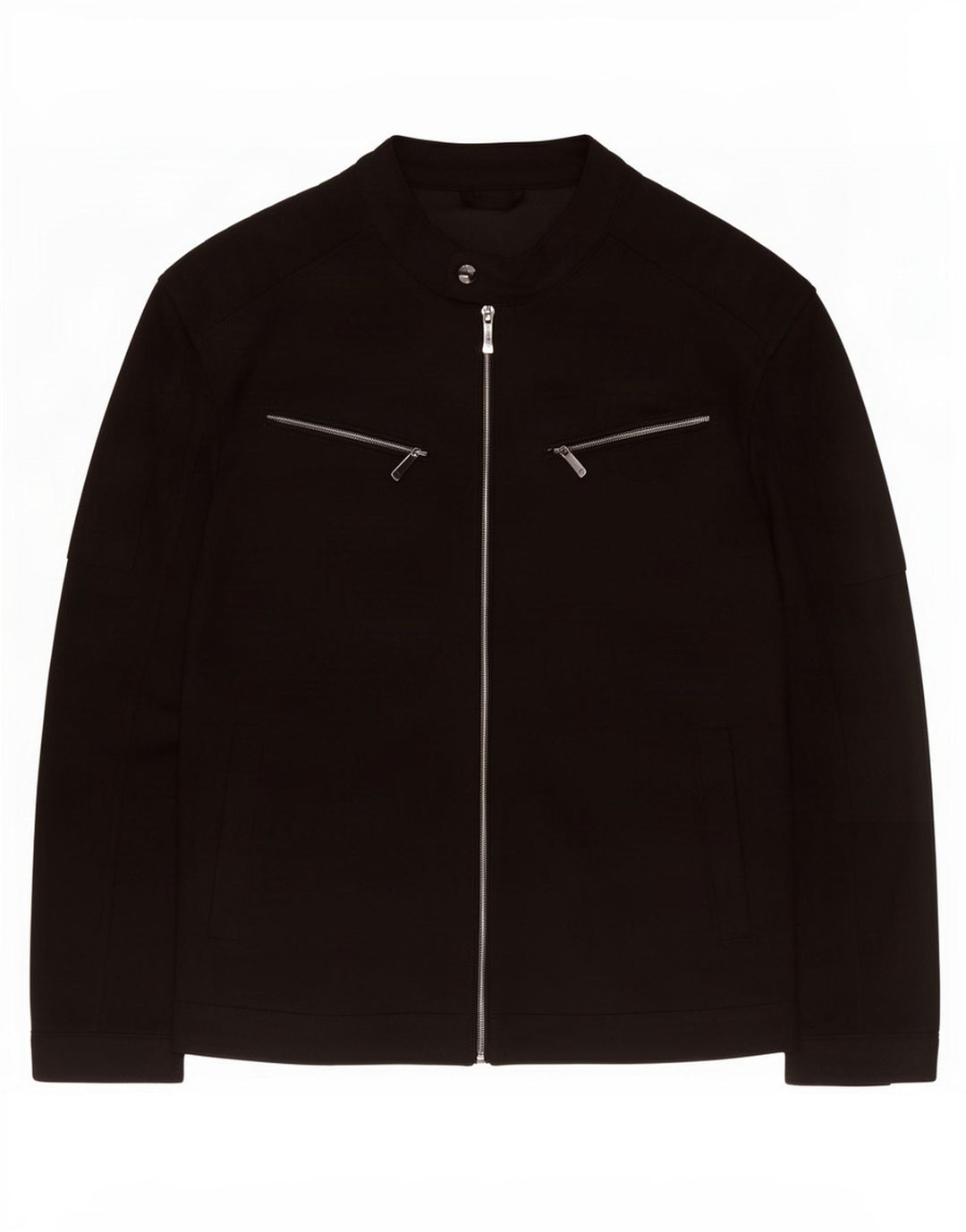 Zara Mens Utility Jacket UK 42 XL Poliéster Negro