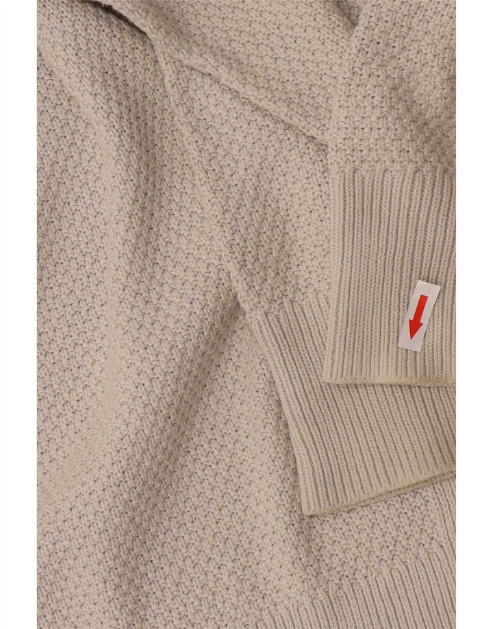 Gap Suéter tipo cárdigan extragrande para mujer UK 46 Algodón gris grande