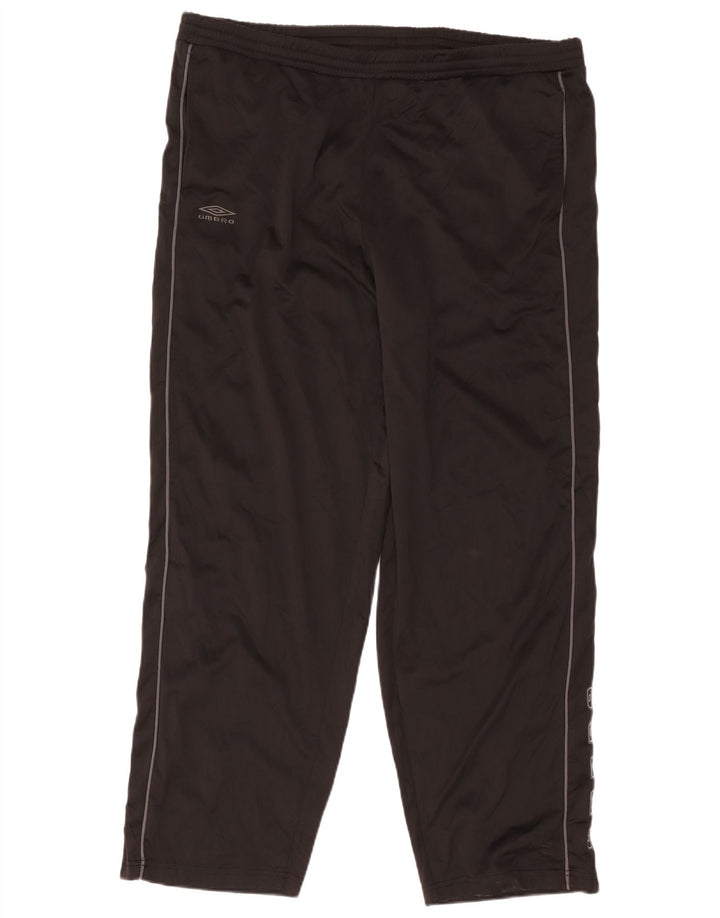 Umbro Pantalón de chándal gráfico para hombre 2XL Poliéster negro