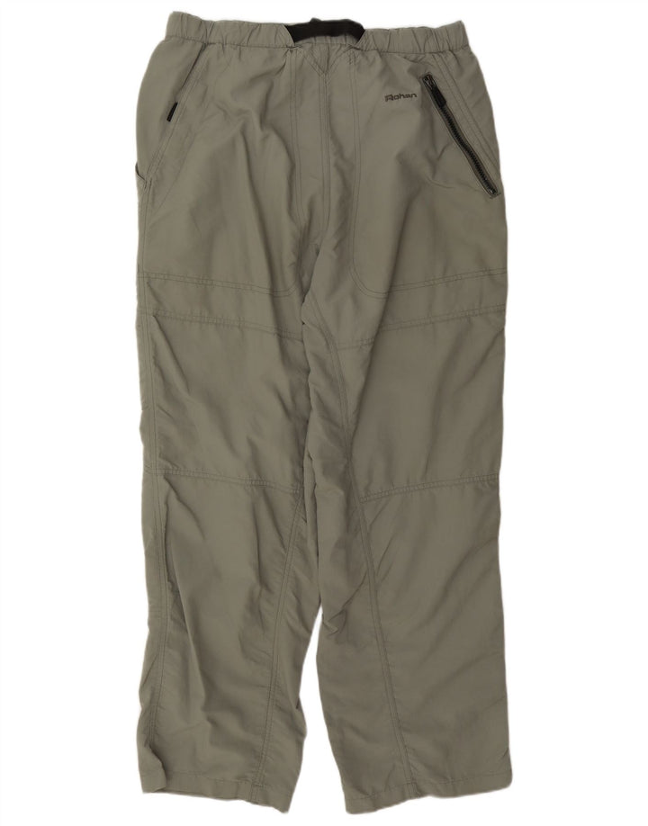 Rohan Hombre Pantalones Cargo Recto Impermeables Mediano W32 L29 Caqui