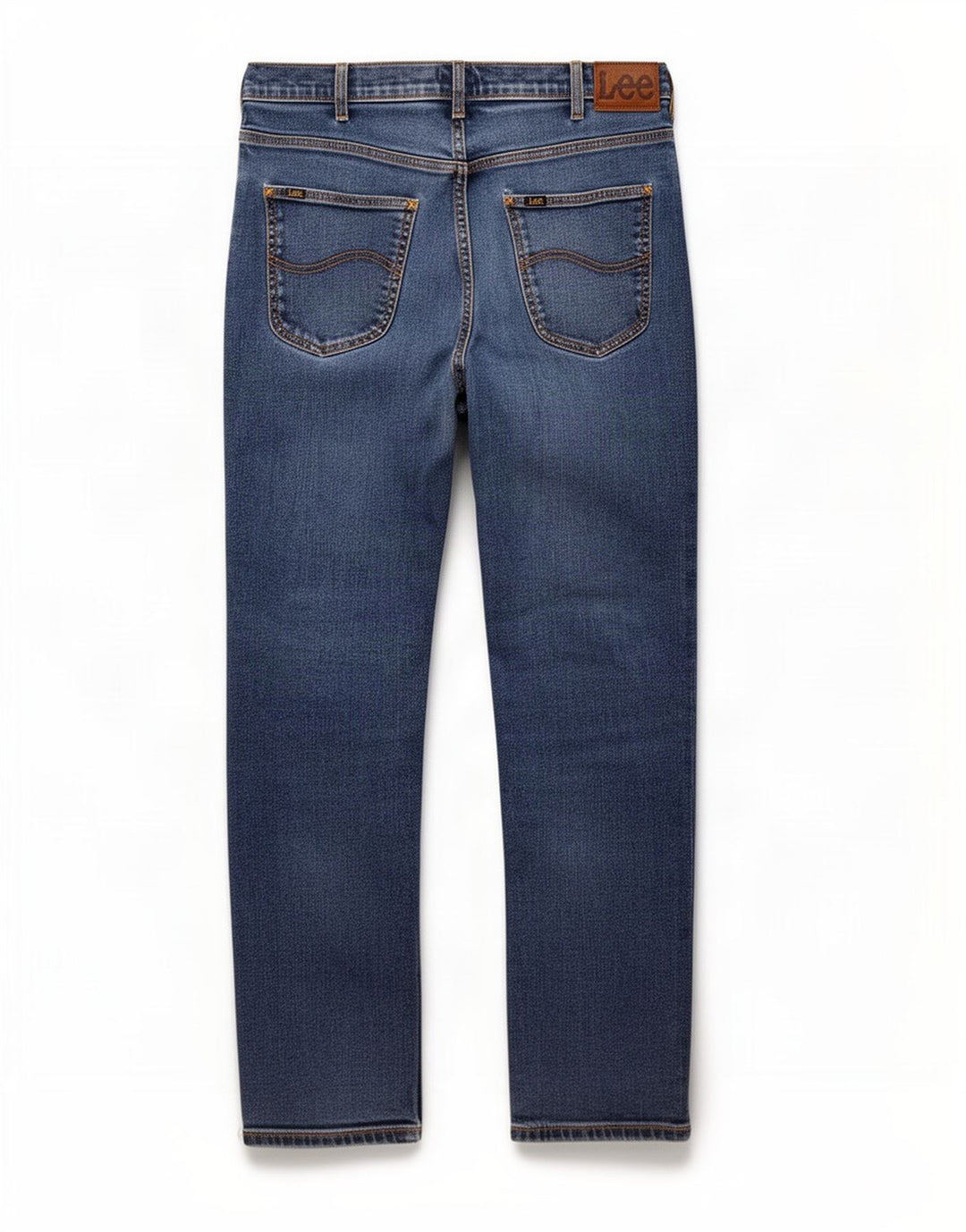 Lee Vaqueros Rectos Brooklyn Para Hombre W36 L32 Algodón Azul