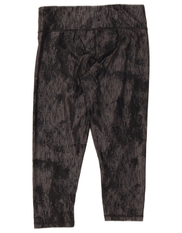 Puma Leggings Capri para Mujer UK 10 Small Black Tie Dye