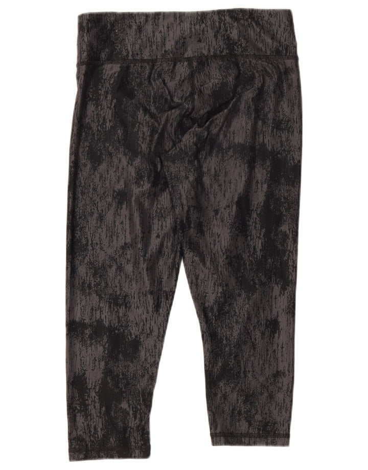 Puma Leggings Capri para Mujer UK 10 Small Black Tie Dye