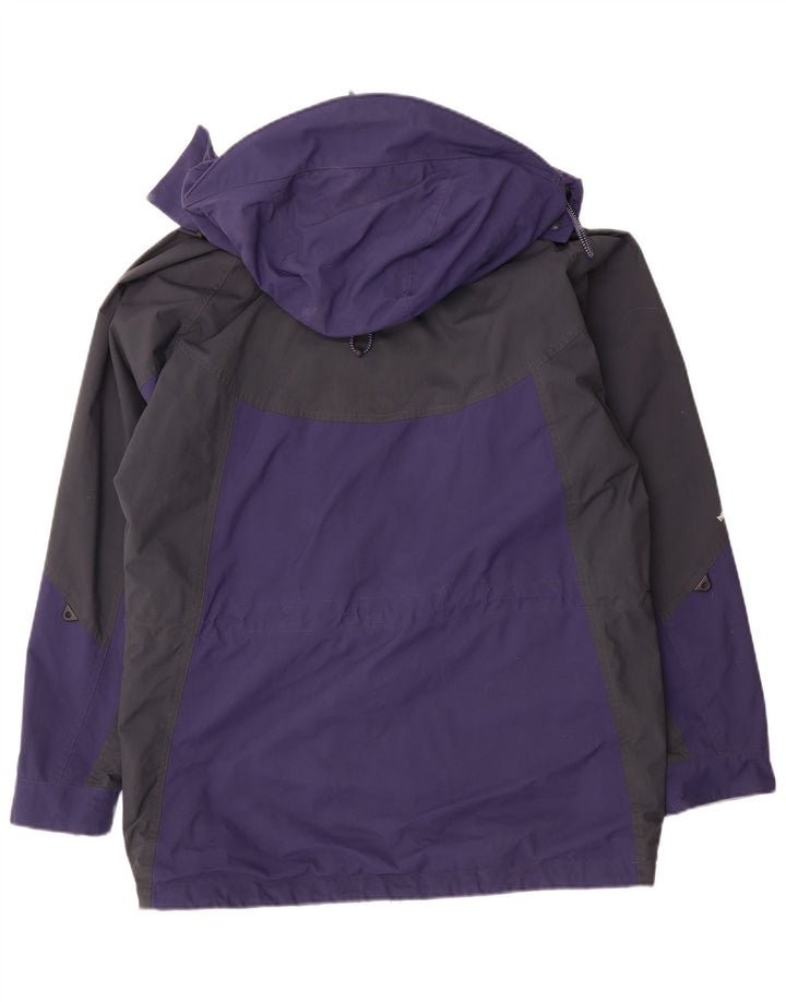 Sprayway Chaqueta impermeable con capucha para hombre UK 38 Medium Azul marino Colorblock