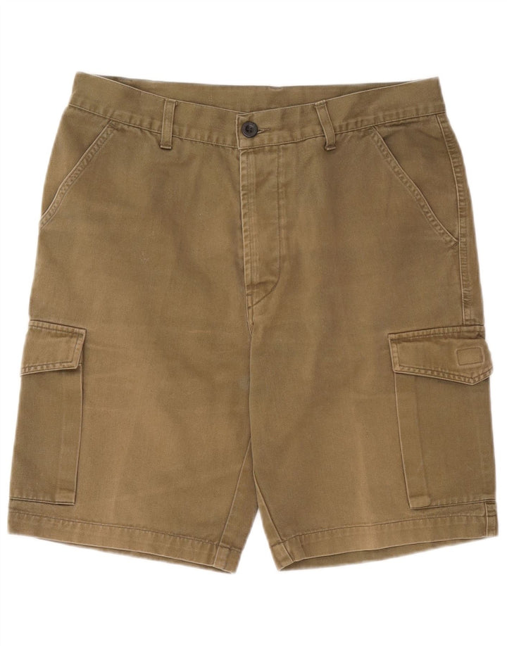 Pantalones cortos tipo cargo Metropolitan para hombre W34 Algodón caqui grande
