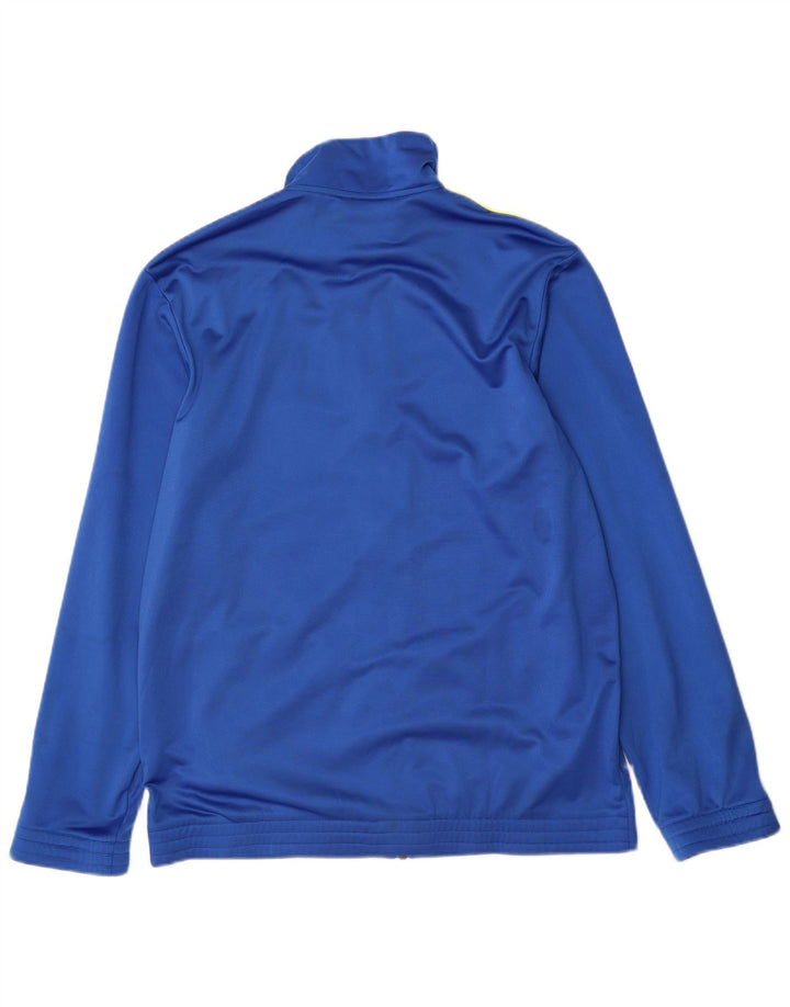 Adidas - Chaqueta de chándal para hombre, talla 42/44, poliéster azul grande