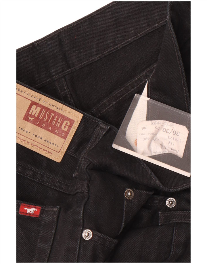 Mustang Vaqueros rectos para hombre W36 L30 Algodón negro