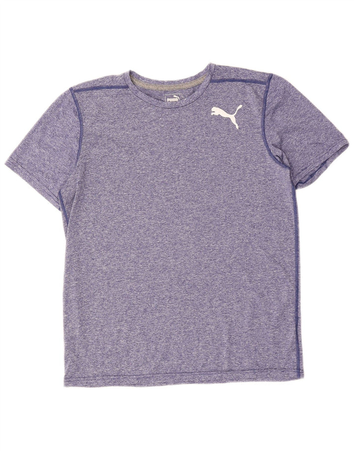 Camiseta PUMA para hombre Top Medium Blue Moteado