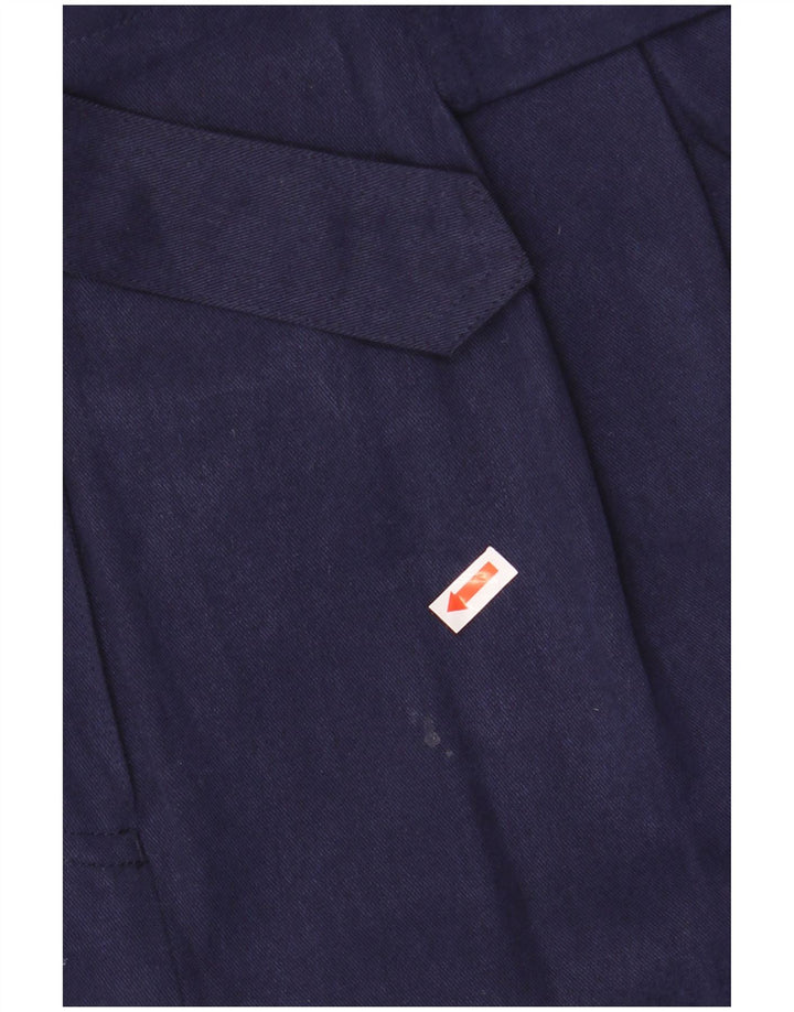 WHISTLES Pantalones informales con pinzas para mujer UK 12 Medium W30 L28 Azul marino