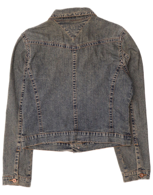 Tommy Hilfiger Chaqueta Vaquera Corta para Mujer UK 18 XL Algodón Azul