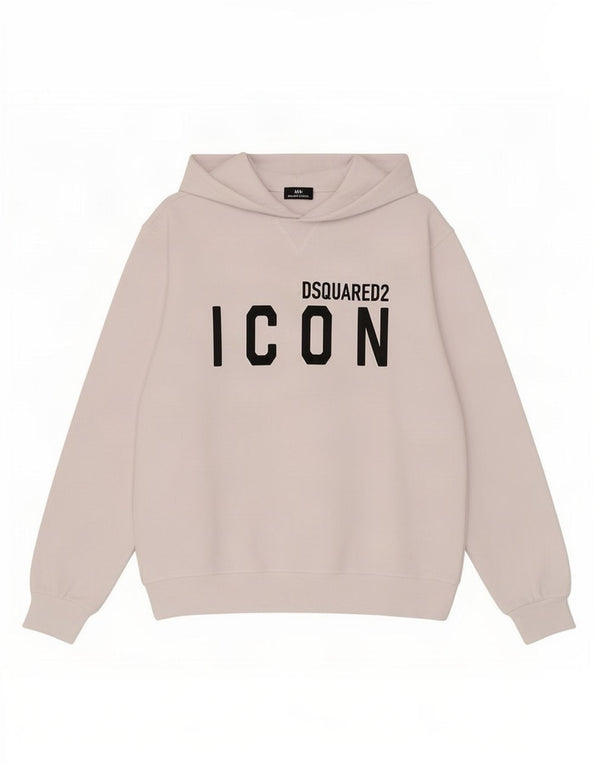 Dsquared2 Jersey con capucha gráfica para niños 15-16 años Algodón blanco