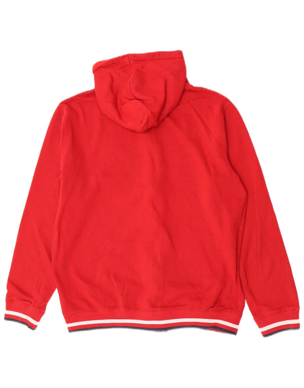 Lotto Sudadera Con Capucha Y Cremallera Mujer XL Algodón Rojo