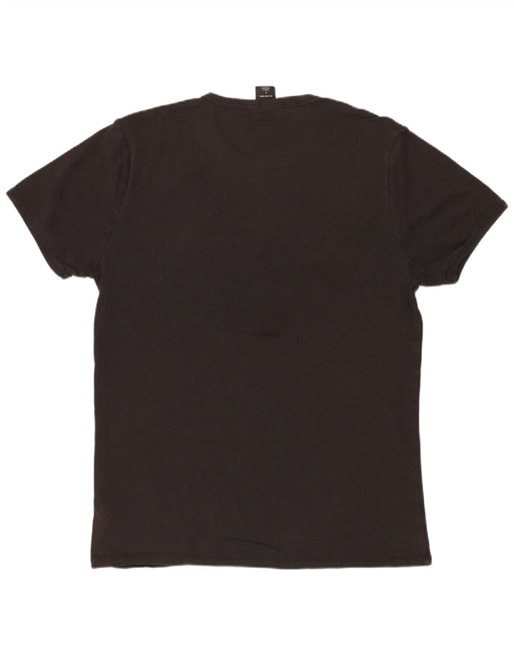 G-STAR Hombre Camiseta Top Grande Gris Algodón