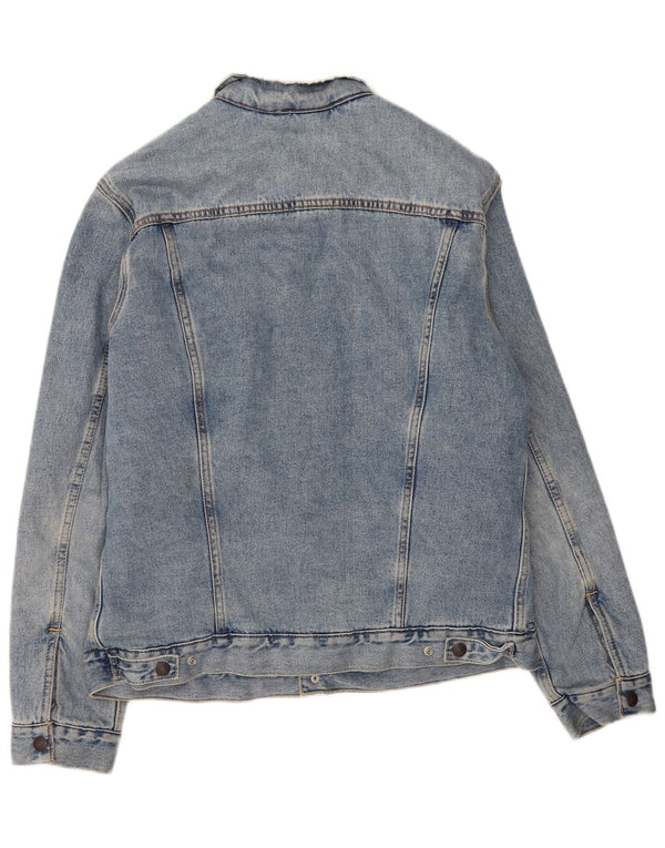 Levi's Chaqueta vaquera Sherpa para hombre Reino Unido 40 Azul grande