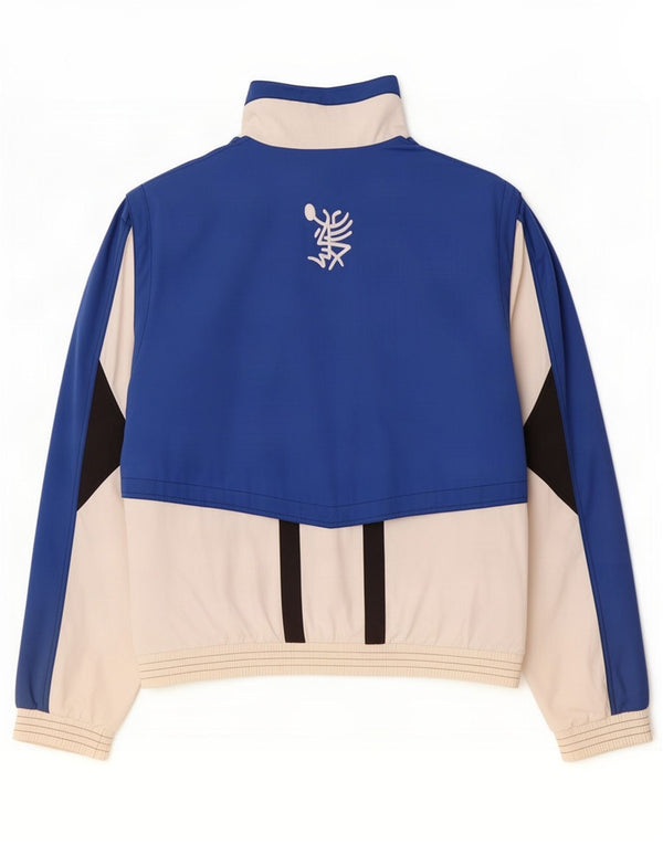 Lotto Hombre Gráfico Chándal Top Chaqueta XL Azul Colorblock Poliéster