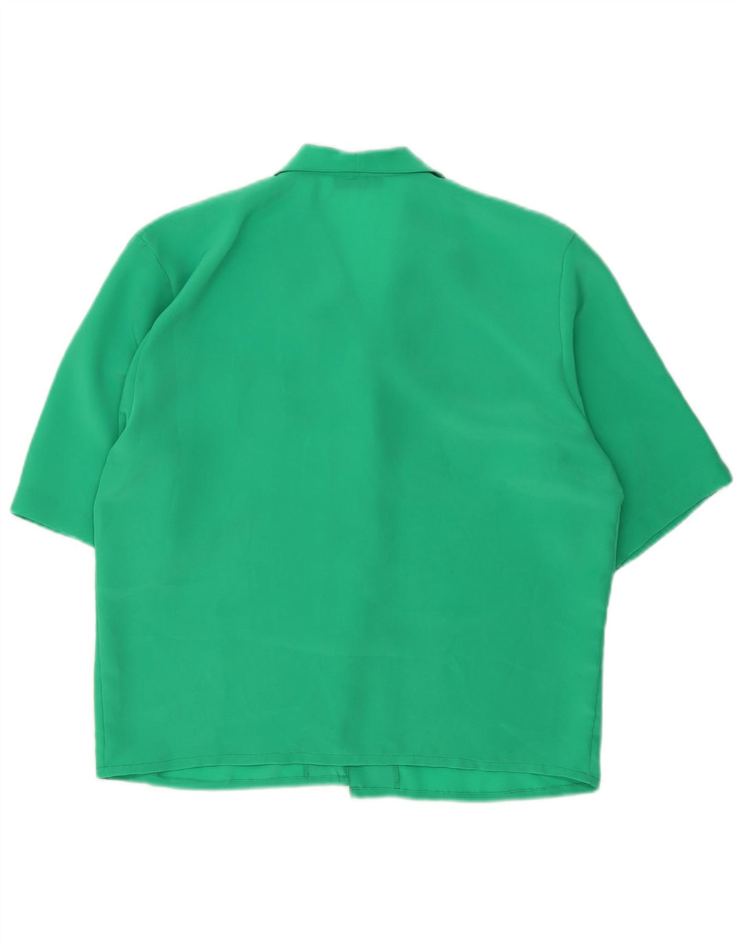 Marcello Cioni Blusa de manga corta para mujer IT 44 Verde medio