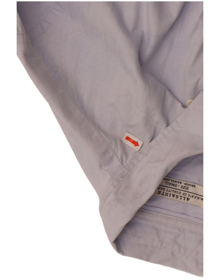 Camisa All Saints Hombre Small Azul Algodón
