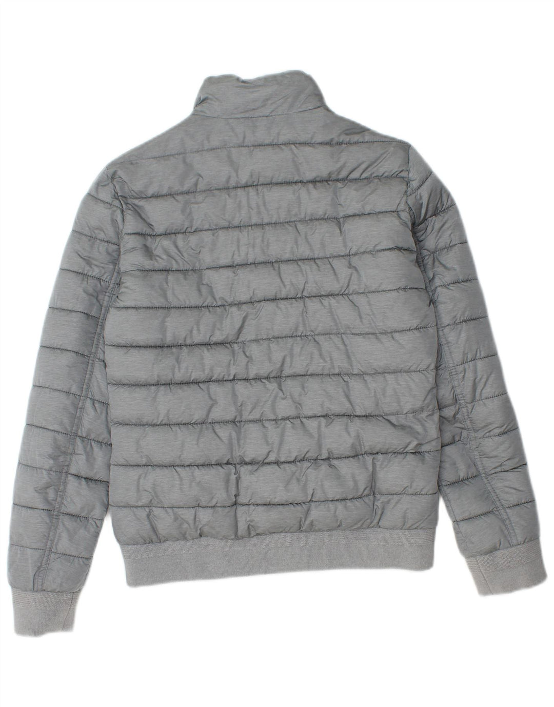 JACK WILLS Chaqueta acolchada para mujer UK 8 Small Gris Poliéster