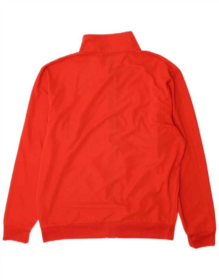 Kappa Hombre Chándal Top Chaqueta 2XL Rojo Colorblock