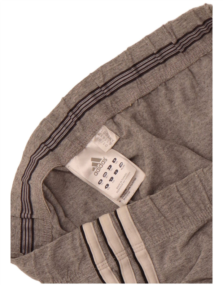 Adidas - Pantalones de chándal para mujer, talla 40, talla grande, algodón gris