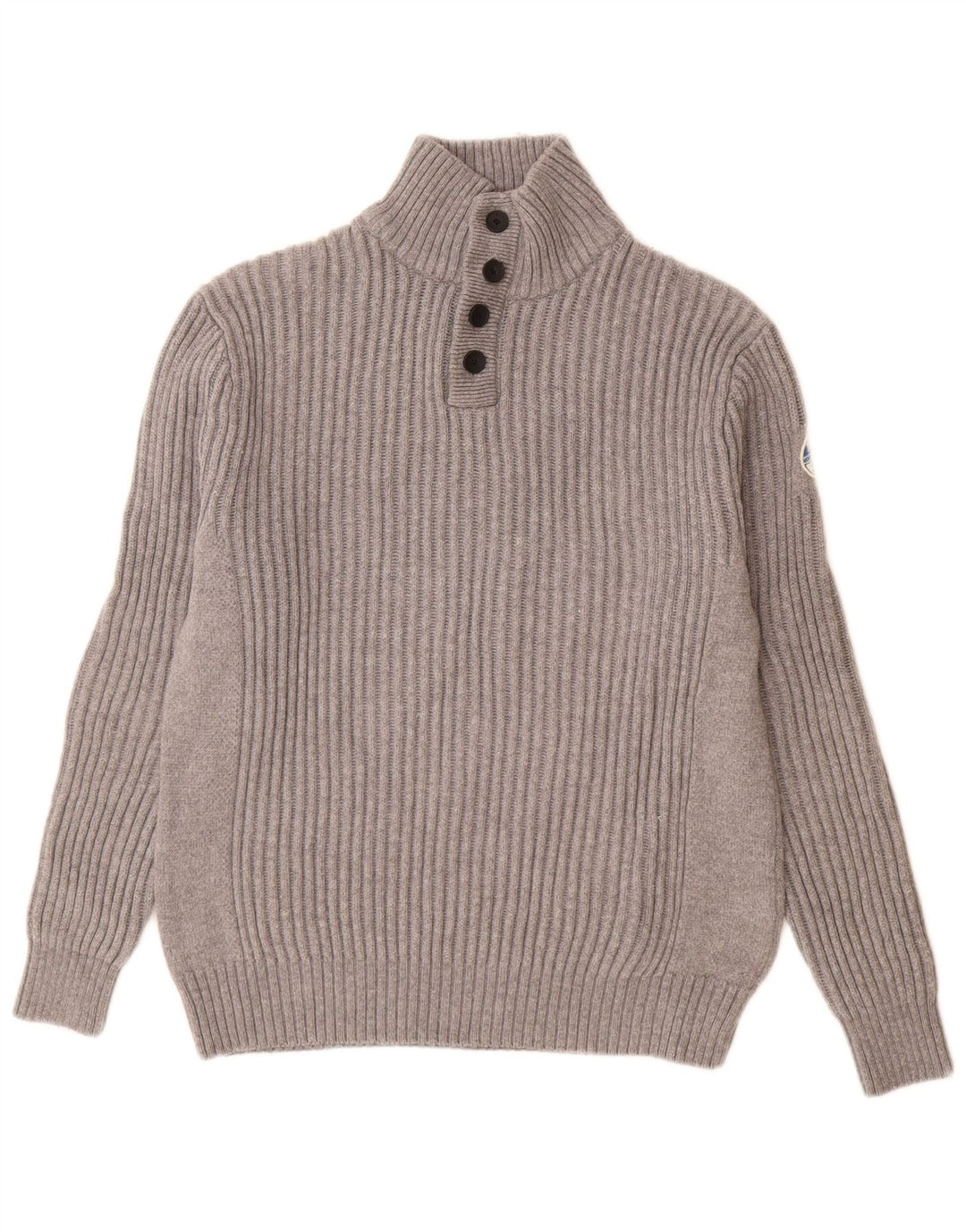 North Sails Jersey De Cuello Con Botones Para Hombre XL Algodón Gris