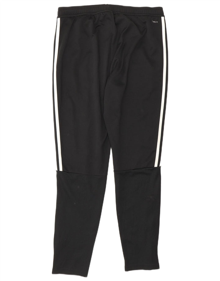 Adidas Hombre Pantalones De Chándal Joggers Grande Negro Poliéster