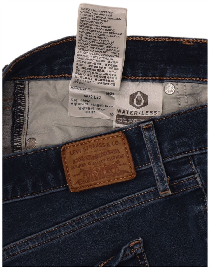 Levi's Mujer 314 Shaping Straight Jeans W32 L32 Algodón Azul