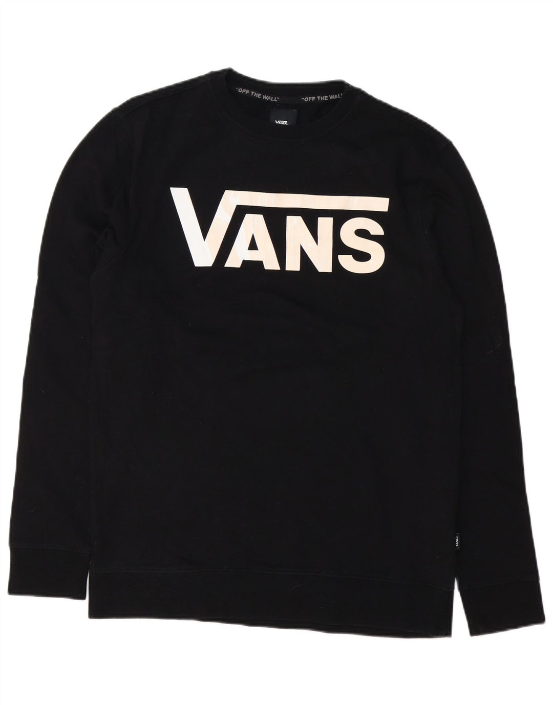Vans Hombre Sudadera Gráfica Jumper Medium Negro Algodón