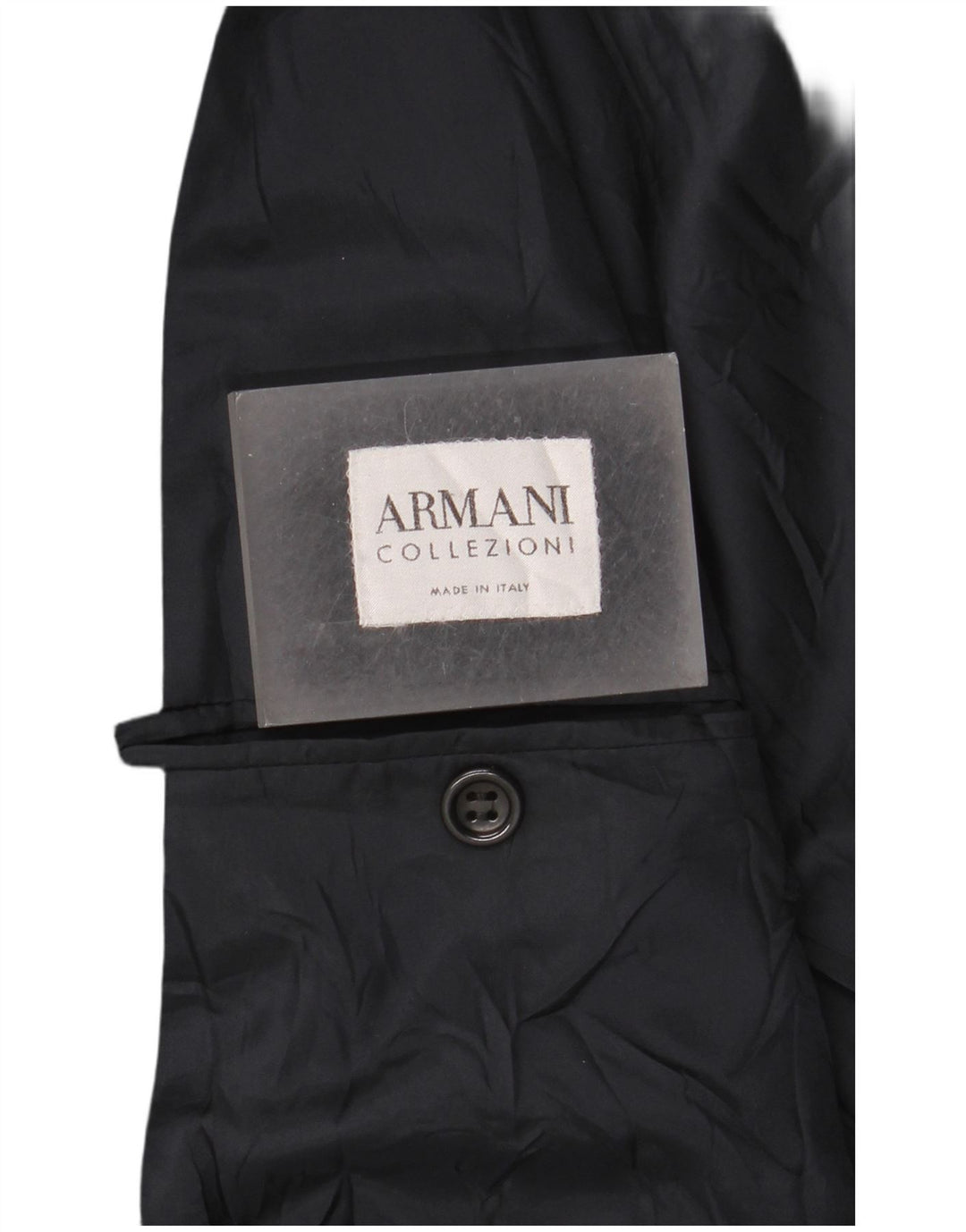Armani Collezioni Chaqueta tipo blazer de 3 botones para hombre IT 52 XL Viscosa azul marino