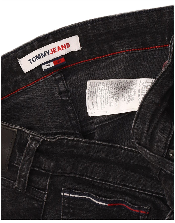 Tommy Hilfiger Vaqueros ajustados para hombre W34 L29 Algodón negro