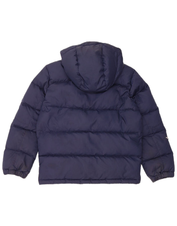 Polo Ralph Lauren Chaqueta acolchada con capucha para niños 10-11 años Azul marino mediano