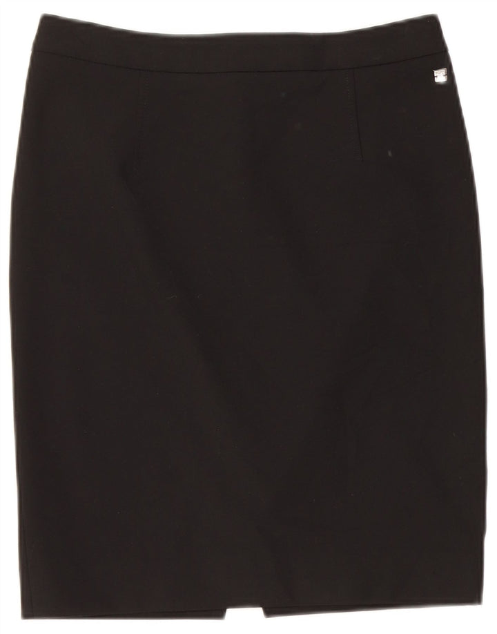 TRUSSARDI Falda lápiz para mujer IT 40 Small W26 Poliéster negro