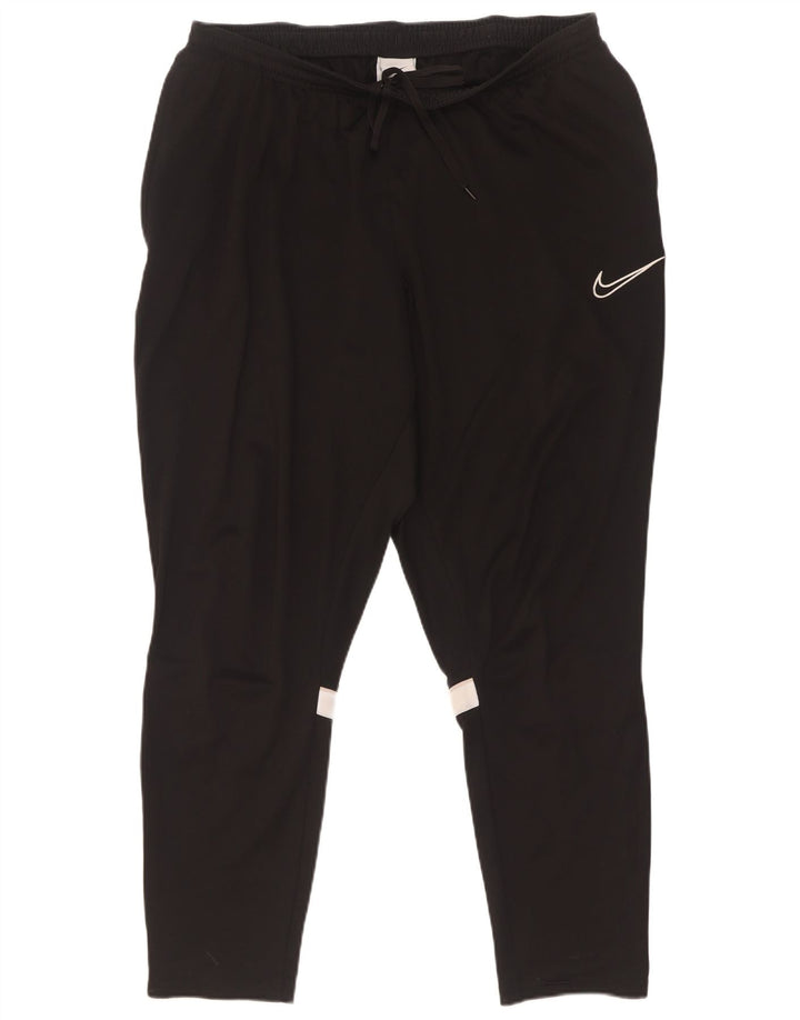 Nike Dri Fit - Pantalón de chándal para hombre, talla 2XL, color negro, poliéster