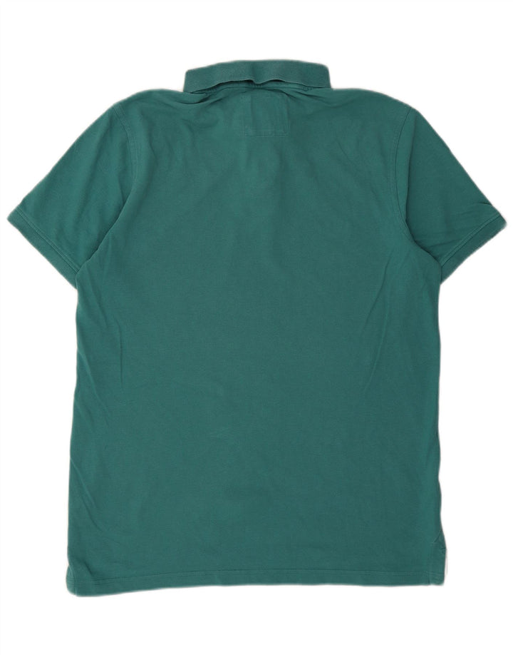 Crew Clothing Polo para hombre de algodón turquesa medio