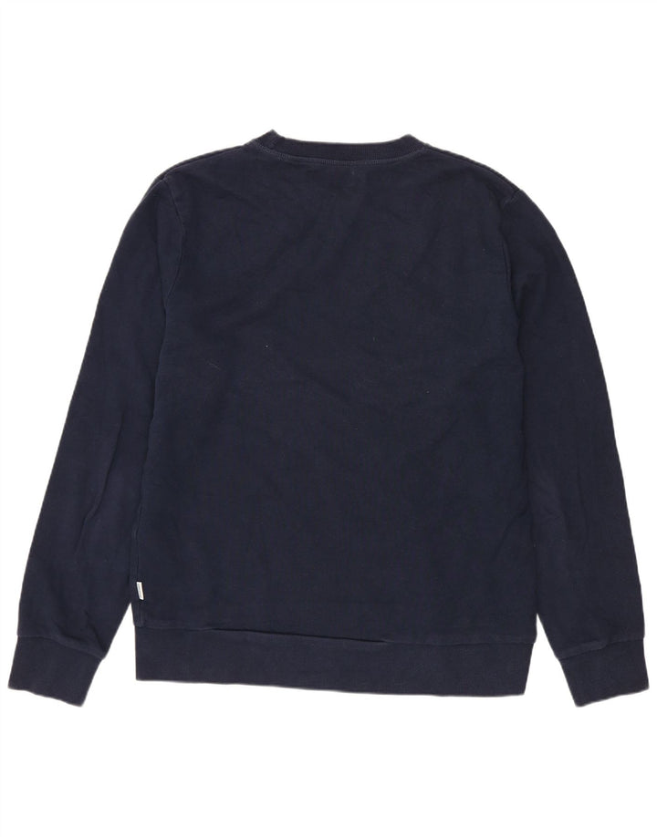 Jack & Jones Hombre Sudadera Jumper Medium Azul Marino Algodón