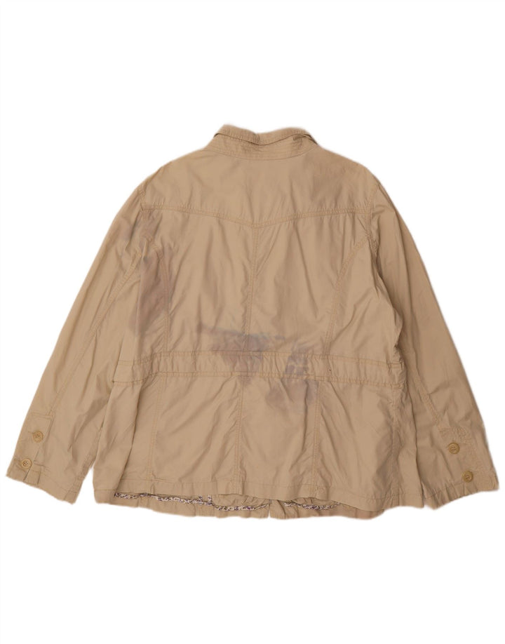 Marks & Spencer Chaqueta utilitaria para mujer UK 22 3XL Algodón beige
