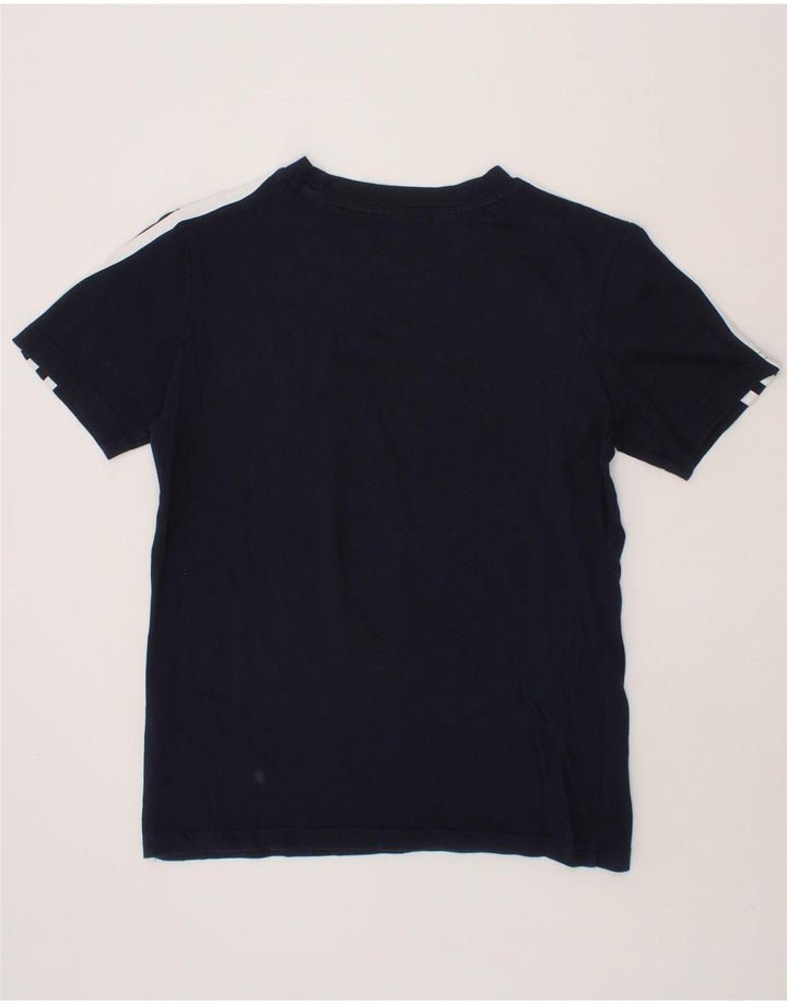 ADIDAS Boys T-Shirt Top 9-10 Years Navy Blue Vintage Adidas and Second-Hand Adidas from Messina Hembry 