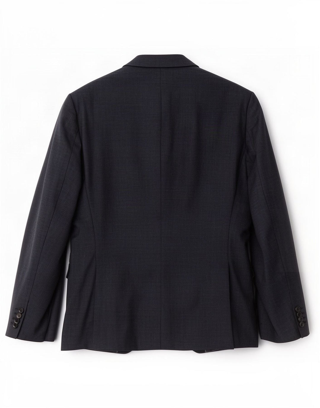 Hugo Boss Chaqueta tipo blazer de 2 botones para hombre UK 52 XL Lana a cuadros azul marino