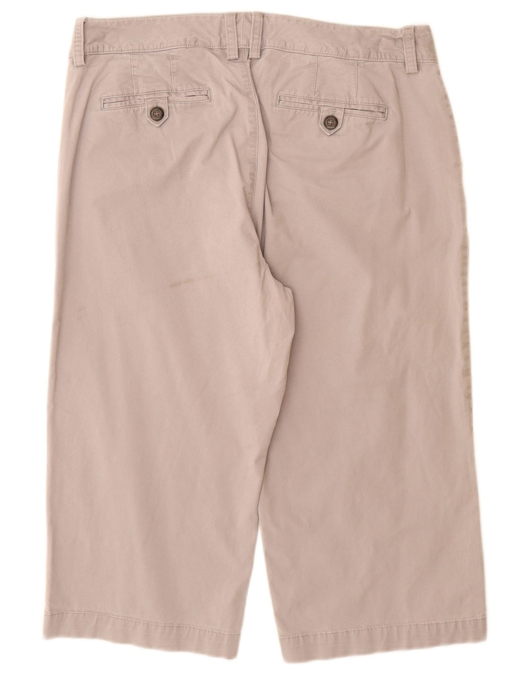 Eddie Bauer Pantalones capri rectos para mujer W32 L19 Gris
