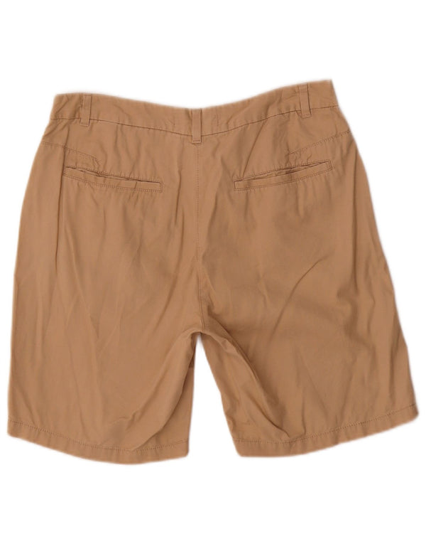 Marks & Spencer Pantalones cortos chinos para mujer UK 10 Small W30 Algodón beige
