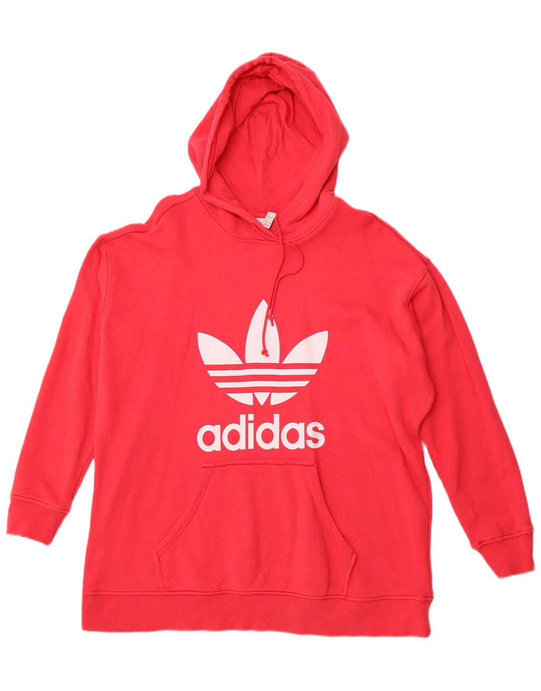 ADIDAS Jersey con capucha gráfico extragrande para mujer Reino Unido 20/22 XL Algodón rojo