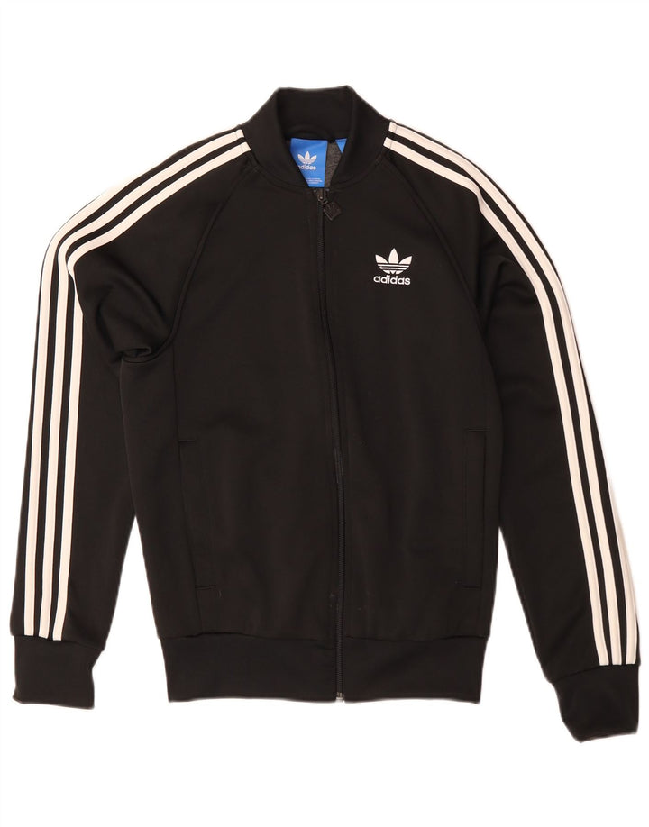 Adidas Hombre Chándal Top Chaqueta XS Negro Poliéster