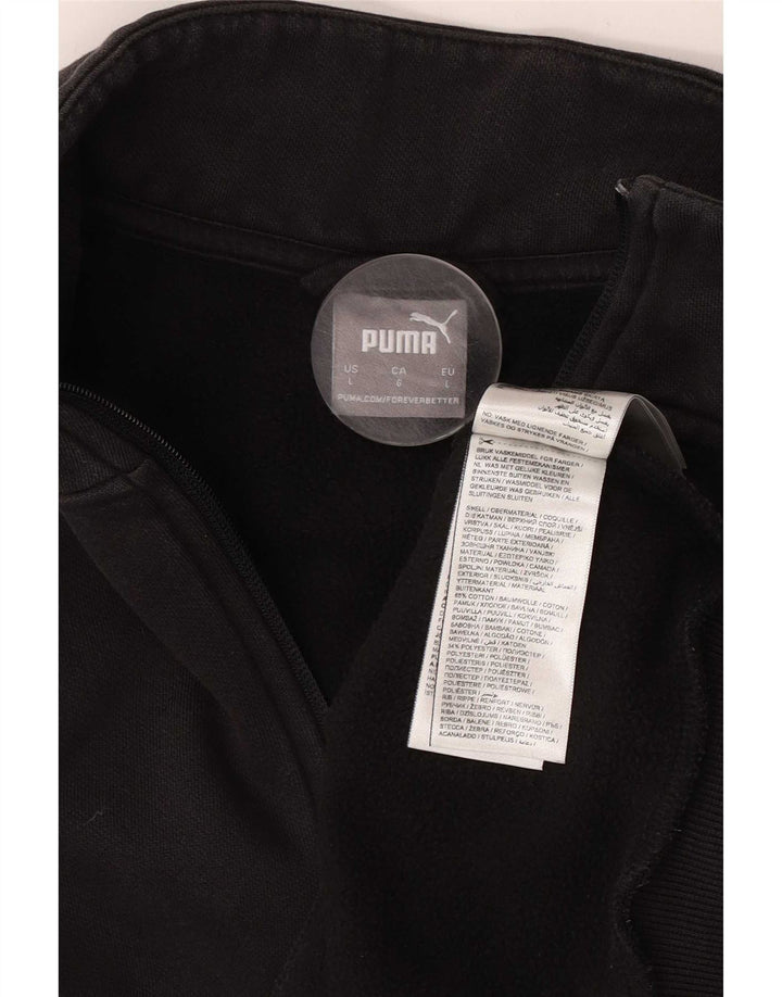 Puma Chaqueta De Chándal Con Gráfico Para Hombre De Algodón Gris Grande Con Bloques De Color
