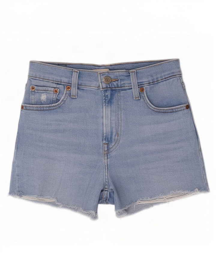 Levi's Shorts De Mezclilla Desgastados Para Mujer Pequeños W26 Algodón Azul