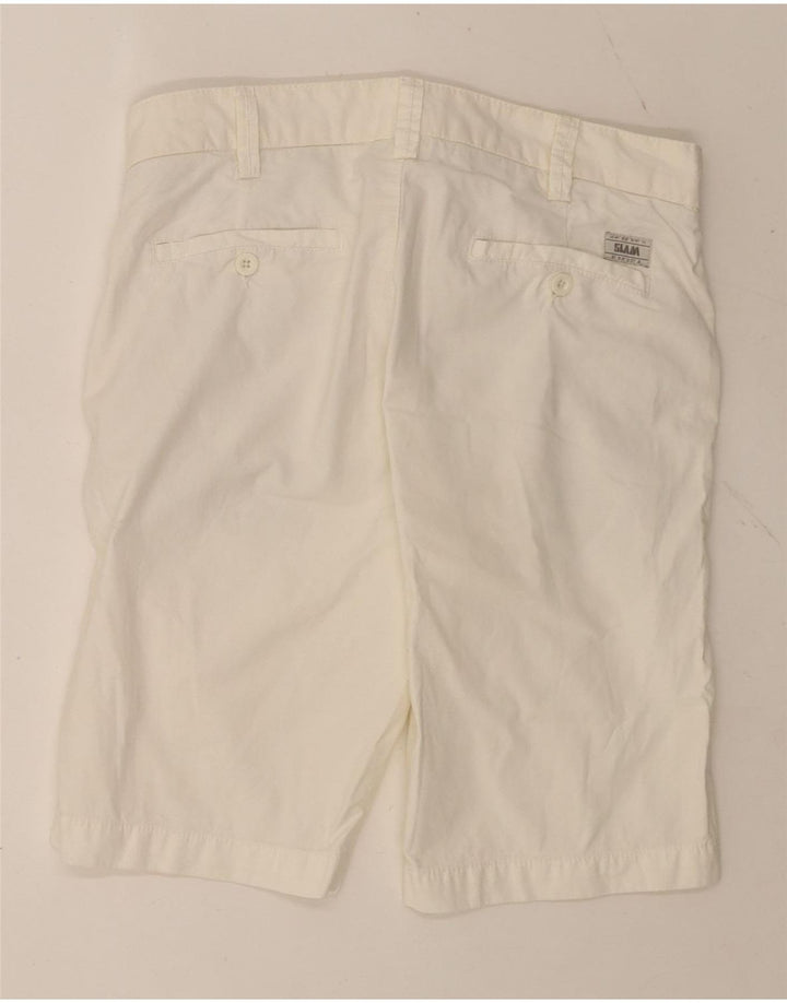 Slam Pantalones cortos chinos para hombre IT 46 Small W29 Algodón blanco
