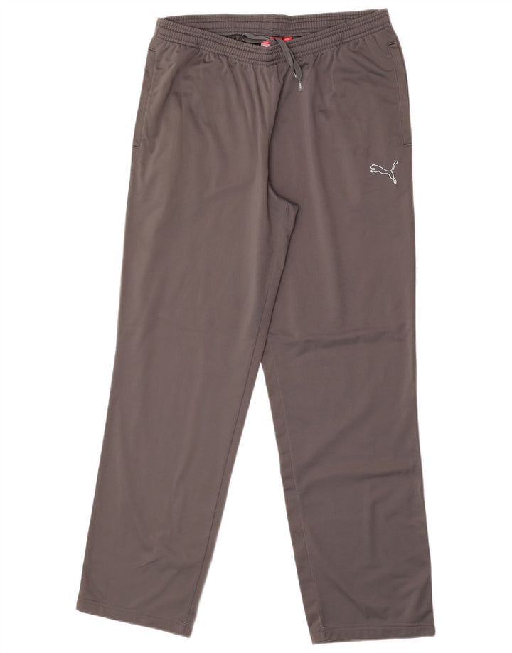 Pantalón De Chándal Puma Hombre Grande Gris Poliéster