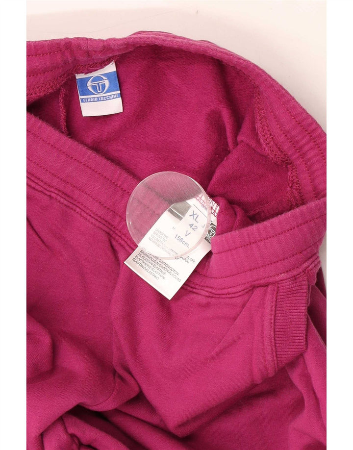 Pantalón de Chándal Mujer Sergio Tacchini IT 42 Algodón Rosa Medio